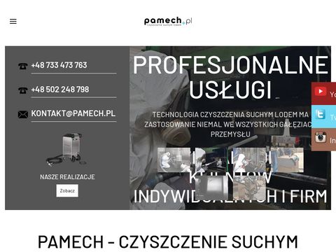 Pamech.pl czyszczenie suchym lodem Szczecin