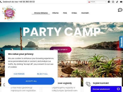 Partycamp.pl - Studenckie wakacje