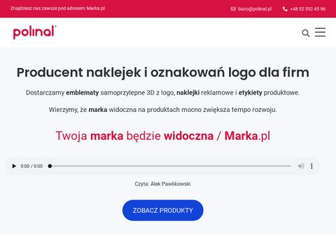 Polinal.pl naklejki wypukłe 3d