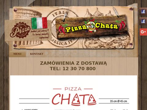 Pizzachata.com dania na dowóz Swoszowice