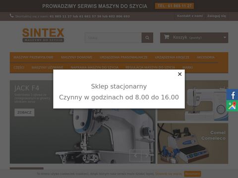 Sintex.pl części do maszyn do szycia