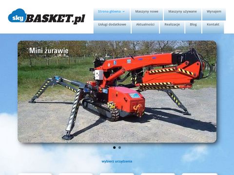 Skybasket.pl mini dźwigi Warszawa