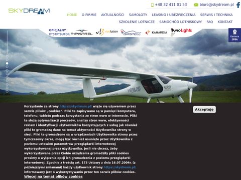 Skydream.pl sprzedaż samolotów