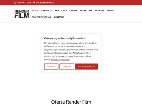 Renderfilm.pl spoty reklamowe produkcja