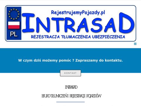 Intrasad tłumacz i rejestracja pojazdów Gdynia