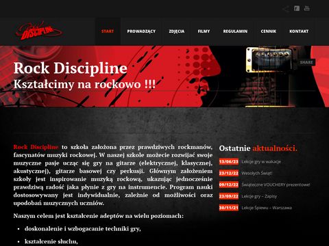 Rockdiscipline.com nauka gry na gitarze Lublin