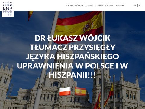 Wojcik-tlumacz.pl hiszpańskiego Warszawa