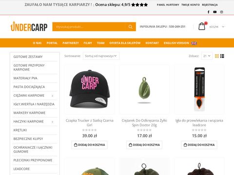Undercarp.pl internetowy sklep dla karpiarzy