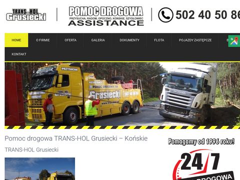 Transhol.pl pomoc drogowa