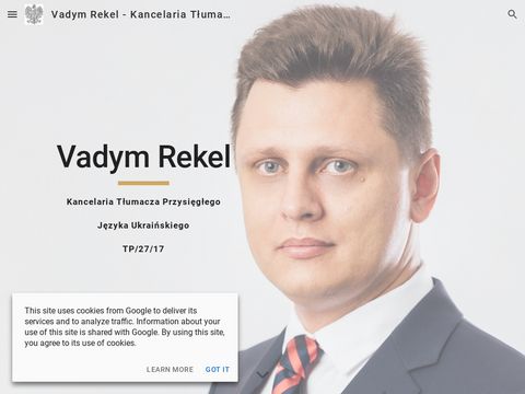 Vadim Rekel tlumaczrosyjskiegoiukrainskiego.pl