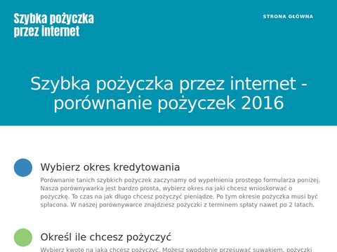 Taniaszybkapozyczka.pl online