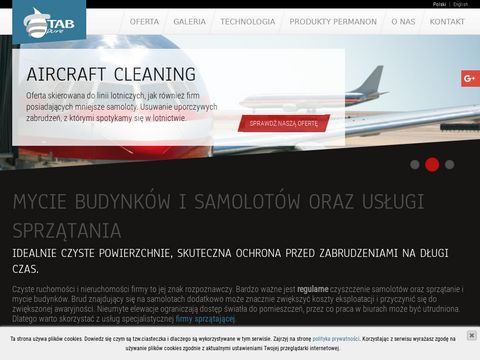 Tab-pure.com.pl mycie samolotów