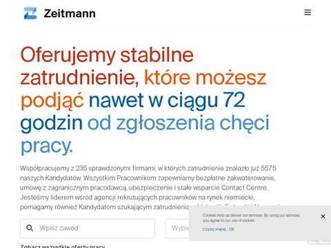 Zeitmann.pl - oferty pracy w Niemczech