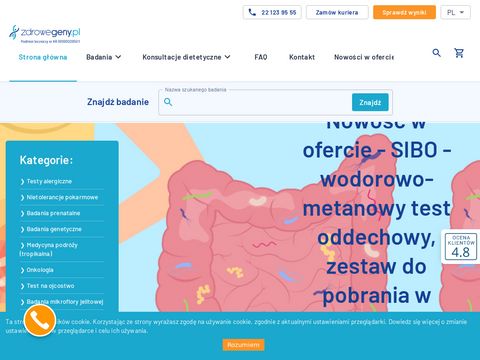 Zdrowegeny.pl platforma badań genetycznych