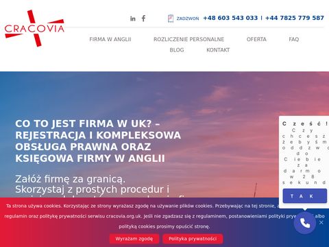Cracovia LTD firma w UK