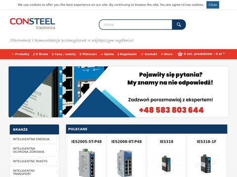 Consteel Electronics - sieci przemysłowe