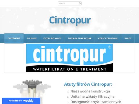 Cintropur.weebly.com - belgijskie filtry do wody