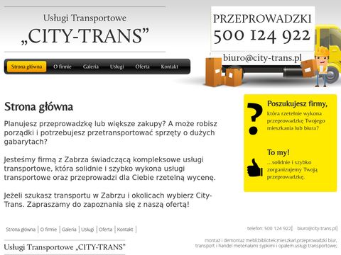City-trans.pl przeprowadzki Gliwice