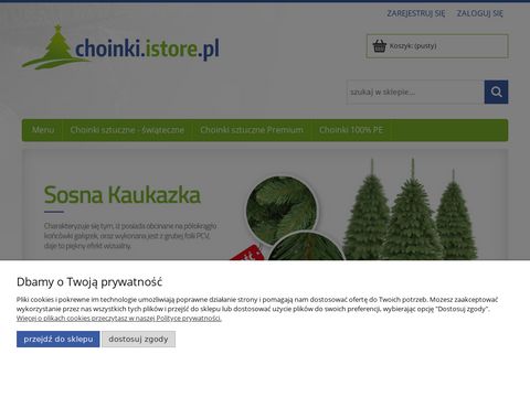 Choinki.istore.pl sztuczne sosna