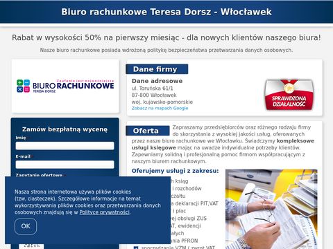 Biuro-ksiegowe.wloclawek.pl Teresa Dorsz
