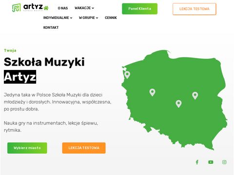 Artyz.pl szkoła muzyczna Szczecin