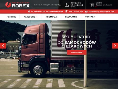 Akumulatory-robex.pl samochodowe Bielsko