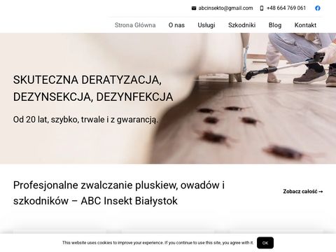 Abcinsekt.pl dezynfekcja Białystok