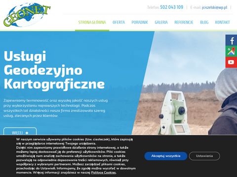 Geonet-gdy.pl - usługi geodezyjne