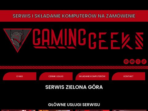 Gaminggeeks.pl - serwis komputerowy Zielona Góra