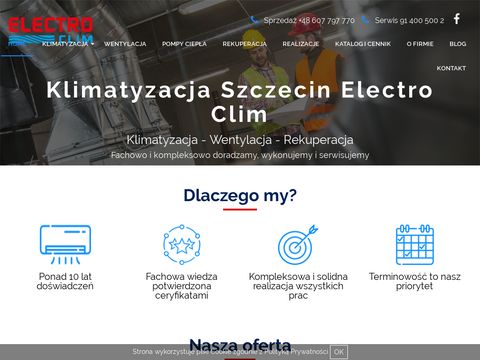 Electro-clim.com.pl wentylacja Szczecin