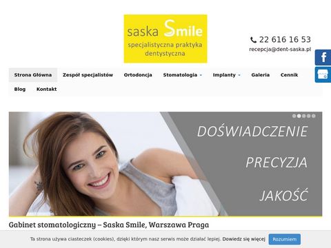 Saska Smile aparaty stałe Warszawa