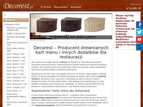 Decorest.pl omo deski drewniane do serów