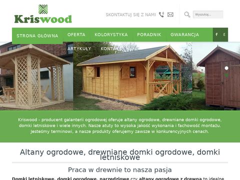 Kriswood.pl domki narzędziowe