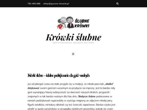 Krowkislubne.pl - słodycze ślubne
