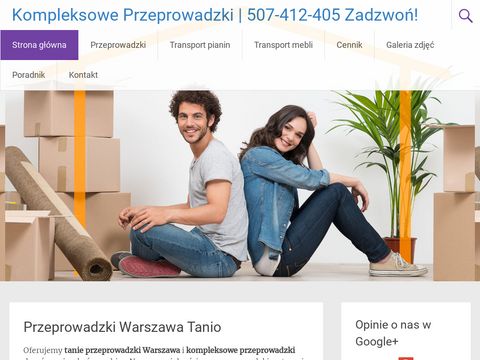 Kompleksowe-przeprowadzki.pl w Warszawie