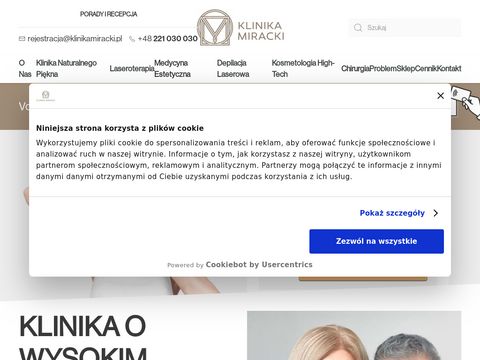 Klinikamiracki.pl zabiegi laserowe Warszawa