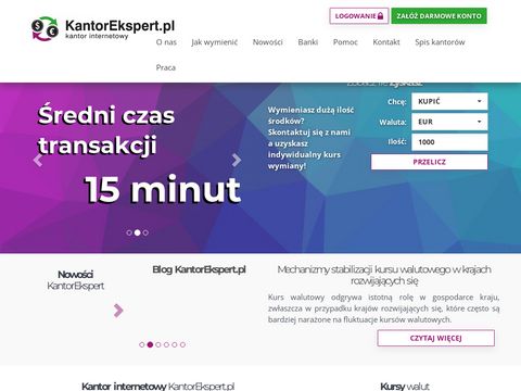 KantorEkspert.pl - wymiana walut online