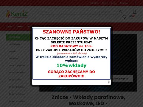 Kamiz24.pl internetowy sklep ze zniczami