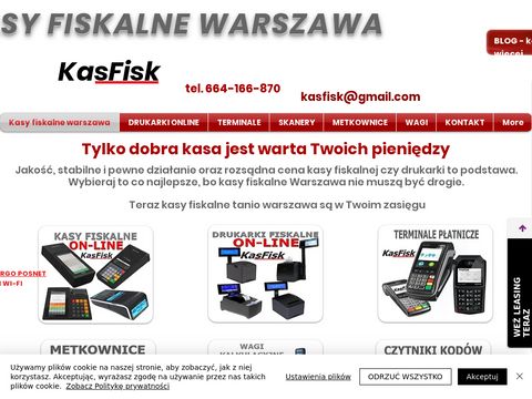 Kasfisk.com kasy i drukarki fiskalne