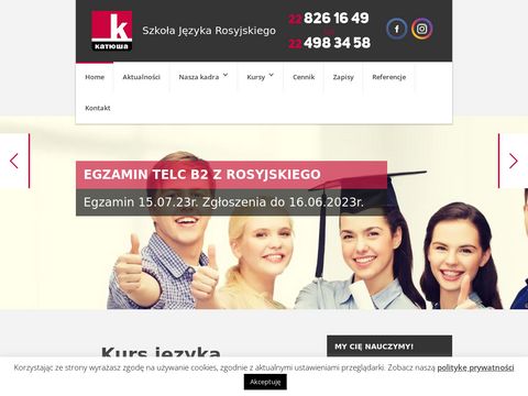 Katiusza.edu.pl kurs rosyjskiego
