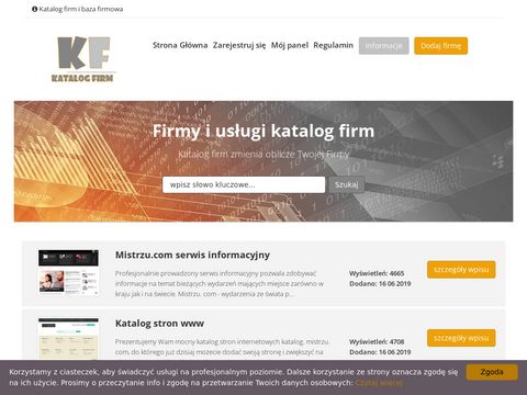 Katalog-firmy.biz Indeks firm