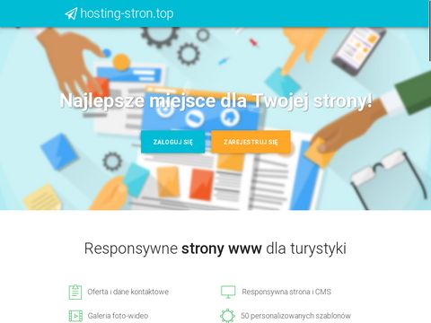 Hosting-stron.top kreator stron internetowych One Page