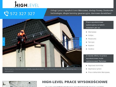 High-level.com.pl prace wysokościowe
