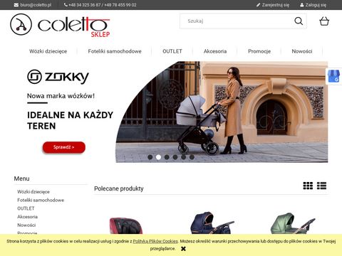 Outlet.coletto.pl bezpieczny fotelik