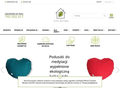 Otonatura.com.pl poduszki do medytacji