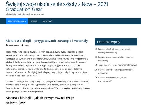 Numiko.pl - matura z biologii materiały