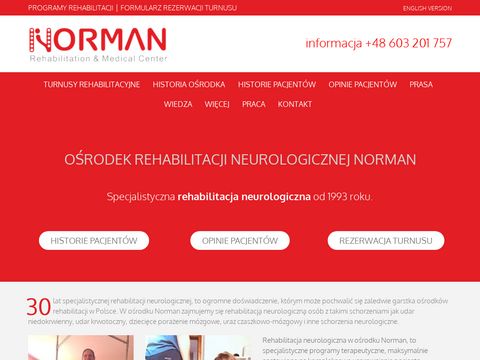 Normanrehabilitation.com prywatny ośrodek rehabilitacji