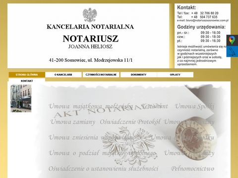 Notariuszsosnowiec.com.pl Joanna Heliosz
