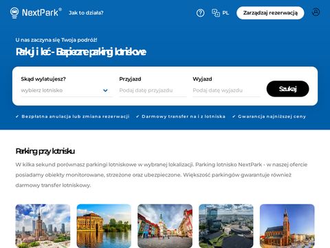 Parking lotnisko Kraków - nextpark.pl