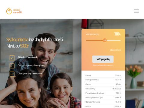 Mini-credit.pl szybkie pożyczki